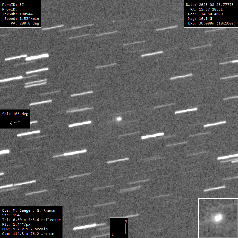 Cometa 3I/ATLAS