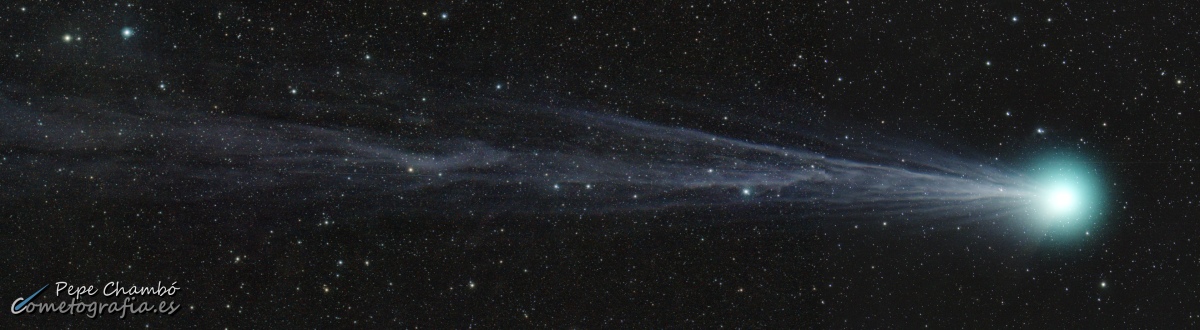 Cometa C/2014 Q2 (Lovejoy) fotografiado por Pepe Chambó